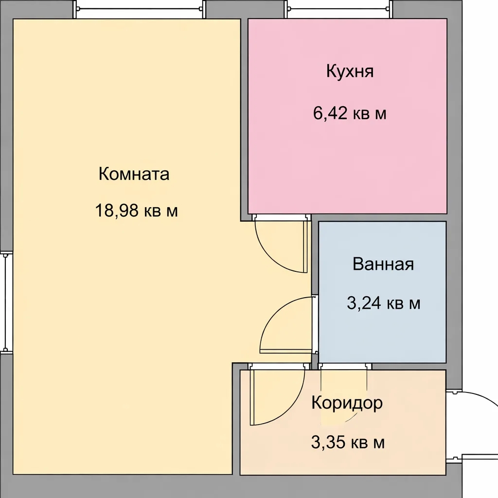 Сердце города — ваша уютная 1-комнатная квартира