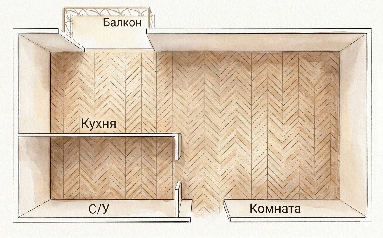 квартира на Блюхера 87